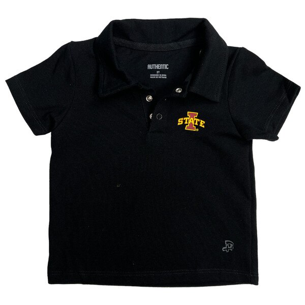 Authentic Brand Toddler I-State Black Polo